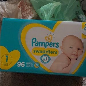 Size 1 and newborn diapers